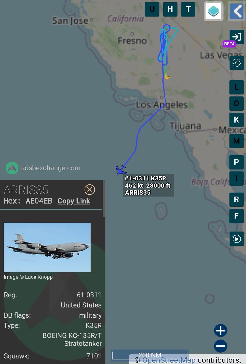 sipjack1776's tweet photo. KC-135R/T
#AE04EB
61-0311/ARRIS35
Out of Edwards AFB 
@Borrowed7Time https://t.co/EwtiIiJ26r