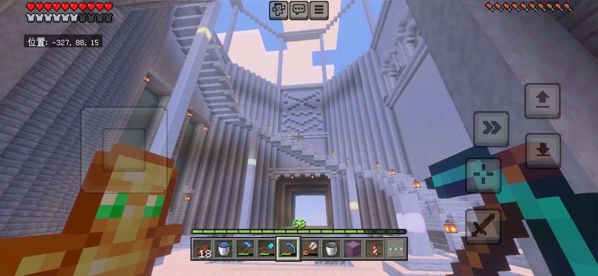 トンネルほぼ完成🔨
途中真ん中くり抜いて螺旋階段に変更👍
#マインクラフト
#マイクラ
#Minecraft