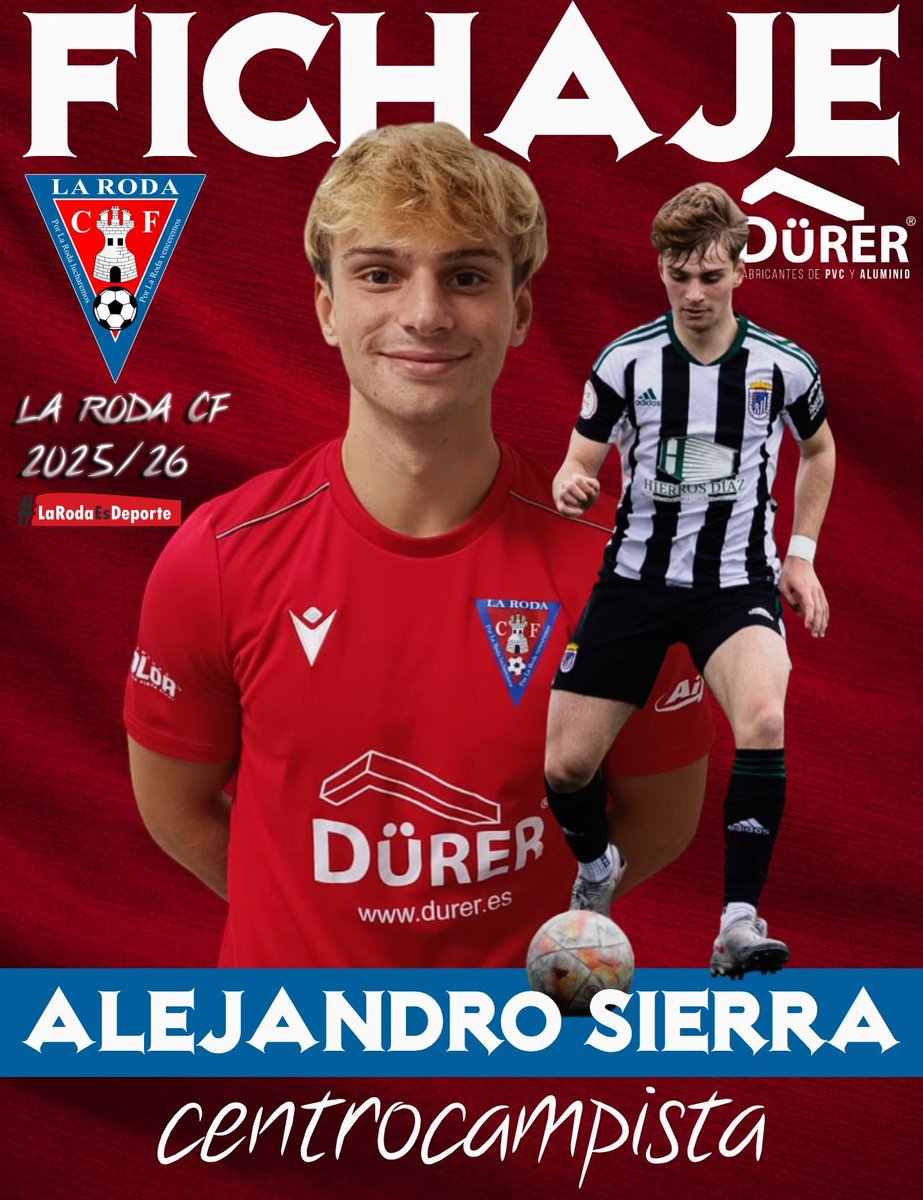 📢FICHAJEE!!
Procede de la AD Campillo, canterano del Albacer, jugó en CD Badajoz y debutó en 3ª con Huracán de Balazote. Mediocentro polivalente de corte defensivo, con gran anticipación, lectura de juego, precisión y recuperación. Bienvenido!!
Vamoss❤️❤️❤️💙💙
#LaRodaEsDeporte