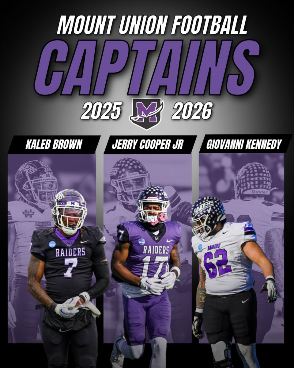 2025 Captains #PurpleRaiders