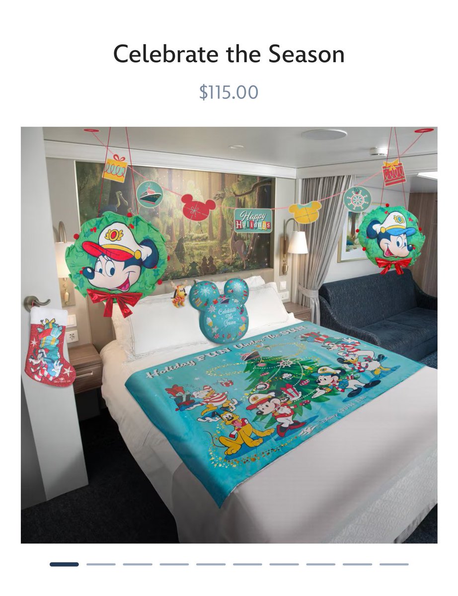 CHRIS_MAGIC_DCL's tweet photo. Disney Cruise has loaded the Christmas 🎄 blanket package on the website this is available for my destiny sailing over thanksgiving! Which is not designated a very merry sailing! I was worried it would be a option to purchase @TheDCLBlog @theDCLdude @RopeDropOnDeck @BackToTheMouse