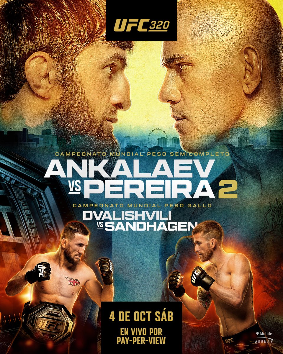 Las Vegas... ESTAMOS DE VUELTA con #UFC320 🔥