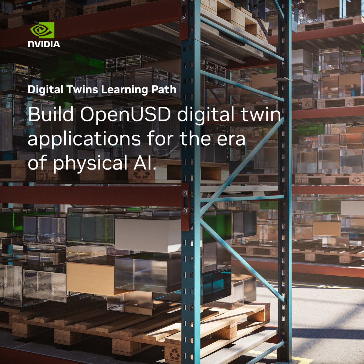nvidiaomniverse's tweet photo. Looking to build #DigitalTwin applications but not sure where to start? 🤔

Check out our new, comprehensive learning path to accelerate your digital twin development journey.

You will gain expertise in:

✔️ Digital twin foundations
✔️ Assembling #OpenUSD data
✔️ Simulation and #PhysicalAI 

👉 https://t.co/8jeDCDszfJ