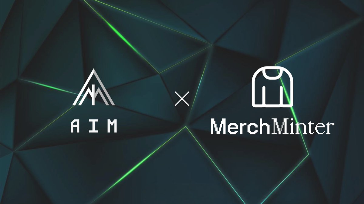 AIM’s Strategic Partnership Revealed

$AIM 🤝 $MRCHR

We’re excited to announce a strategic partnership with MerchMinter aimed at expanding the $AIM community.

▫️A strong community is the foundation of AIM’s bigger vision.
This collaboration opens the door to bringing that