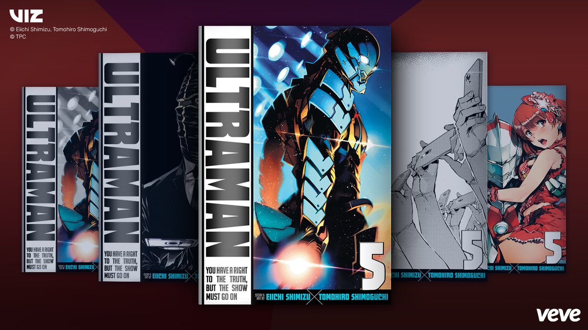 Coming soon to VeVe: @VizMedia's Ultraman, Vol. 5!

Pop idol Rena Sayama takes center stage as her concert kicks off, but the alien Adad arrives and announces his intent to kill her along with everyone in the audience! Shinjiro and Moroboshi aren’t about to let that happen, and
