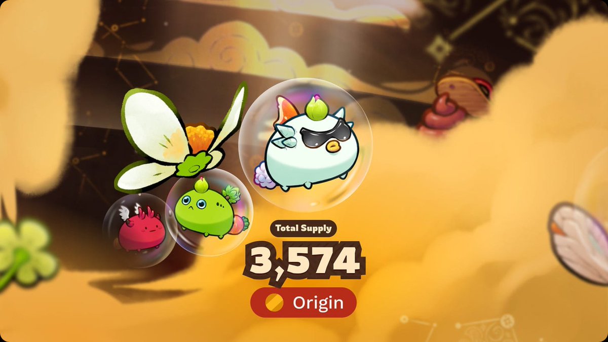 Origin axies are the foundation of the Axie universe. 

They represent the earliest designs and concepts from the game's inception. 

Holding an Origin axie is owning a piece of gaming history.