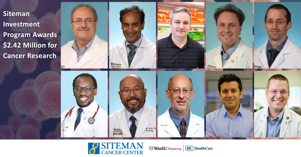 WashU Medicine Department of Medicine (@washudeptmed) on Twitter photo Twelve projects and 4 trials are being funded by <a href="/SitemanCenter/">Siteman Cancer Center</a> <a href="/BarnesJewish/">Barnes-Jewish</a> and <a href="/washumedicine/">WashU Medicine</a> aimed to improve understanding of tumor formation, develop safer/effective therapies, & explore new screening strategies. <a href="/WashUHematology/">WashU Medicine Division of Hematology</a> <a href="/WashUOncology/">WashU Medicine Division of Oncology</a>
> l8r.it/lIuo Twelve projects and 4 trials are being funded by <a href="/SitemanCenter/">Siteman Cancer Center</a> <a href="/BarnesJewish/">Barnes-Jewish</a> and <a href="/washumedicine/">WashU Medicine</a> aimed to improve understanding of tumor formation, develop safer/effective therapies, & explore new screening strategies. <a href="/WashUHematology/">WashU Medicine Division of Hematology</a> <a href="/WashUOncology/">WashU Medicine Division of Oncology</a>
> l8r.it/lIuo