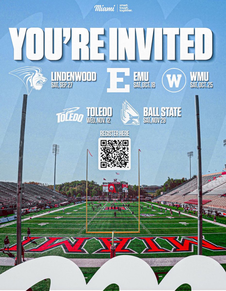 Thank you for the invite <a href="/MiamiOHFootball/">Miami Football</a>! Excited to get on campus! 
<a href="/Martin_Miami_HC/">Chuck Martin</a> <a href="/A_Ragland14/">Gus Ragland</a> <a href="/Kenton_Football/">Kenton Football</a> <a href="/BradMaendler/">Brad Maendler</a>