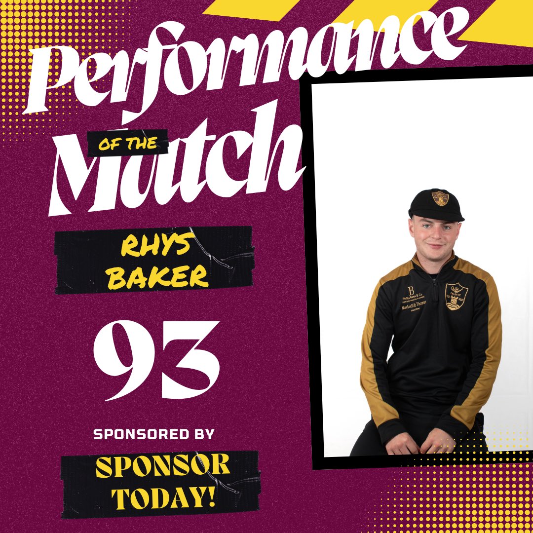 Well Played 👏🏻

The Chairman with a vital knock and 5 for Browny takes the 1’s close at Prestatyn

While an incredible partnership of 211 between George and Rhys see’s the 2’s home easily!