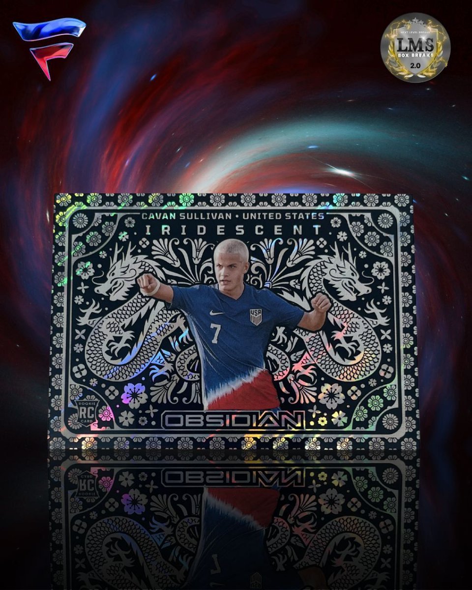 🐉🔥 Rookie Heat Incoming! 🔥🐉

Cavan Sullivan • USA • Iridescent Obsidian — a true work of art for the soccer PC. This rookie card shines with dragon energy and next-level detail you just can’t take your eyes off. ⚽✨

Who’s locking this beauty in their collection? 👑