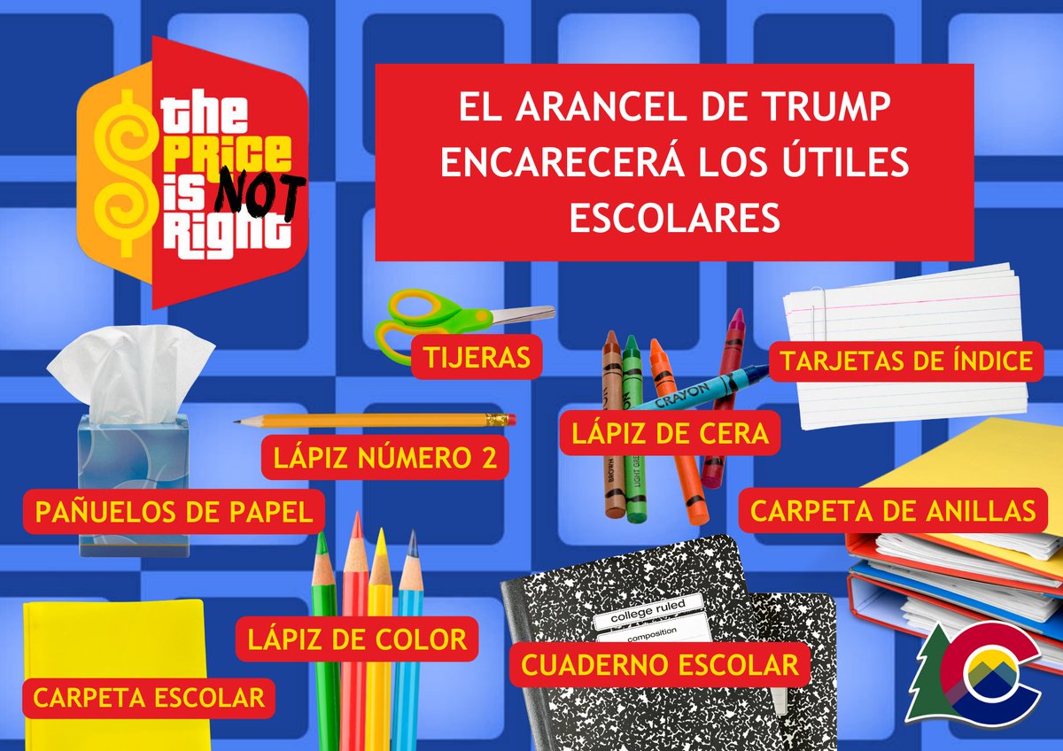 Los costos de la vuelta al cole están aumentando, y los aranceles de Trump lo están empeorando.

Desde lápices de colores hasta cuadernos, estos artículos de uso diario ahora son más caros para las familias debido a los aranceles adicionales. Este es el camino equivocado para los
