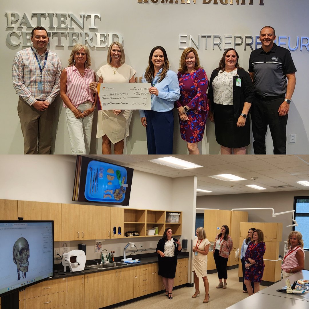 A big thank you to @STCU for their generous donation to the CHAS Health Foundation! 💙 Their support strengthens our Learning Institute and helps train future healthcare pros right here at #CHAS Health. Grateful to host STCU leadership, including new CEO Lindsey Myhre 🙌