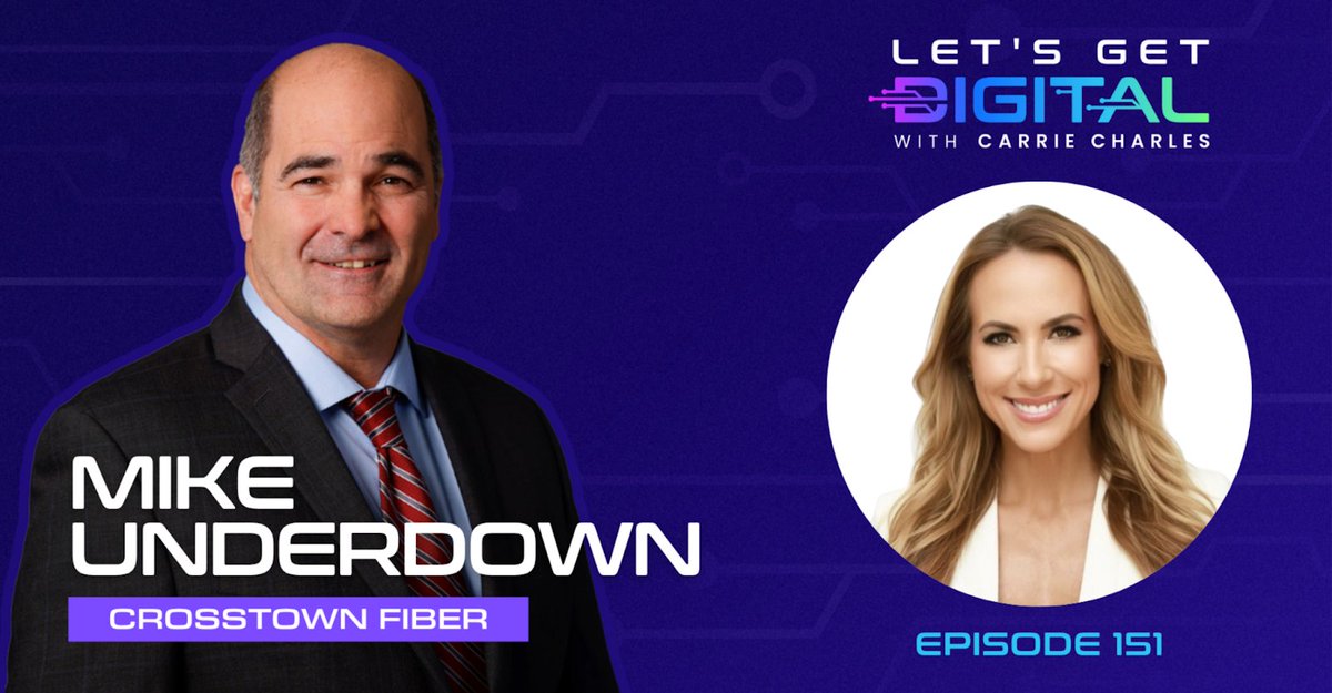Data Center POST (@datacenterpost) on Twitter photo 🎙 New episode of Let’s Get Digital: @CarrieCharles_ talks with <a href="/CrosstownFiber/">Crosstown Fiber</a> CEO Mike Underdown about building resilient underground networks, avoiding costly planning mistakes, and connecting Chicago and beyond.
🎧 datacenterpost.com/mike-underdown…
#Fiber #Telecom #DataCenters 🎙 New episode of Let’s Get Digital: @CarrieCharles_ talks with <a href="/CrosstownFiber/">Crosstown Fiber</a> CEO Mike Underdown about building resilient underground networks, avoiding costly planning mistakes, and connecting Chicago and beyond.
🎧 datacenterpost.com/mike-underdown…
#Fiber #Telecom #DataCenters