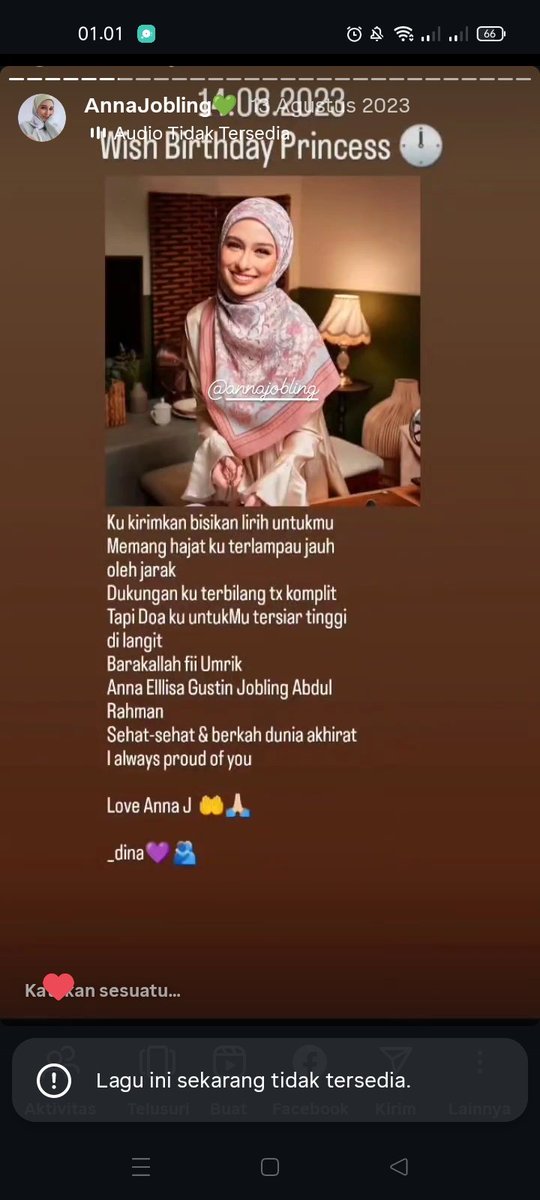DiiCik's tweet photo. Barakallah FII umrik Anna 🤲🙏💜
#annajobling #AnnaJobling https://t.co/VzyF86UAhT