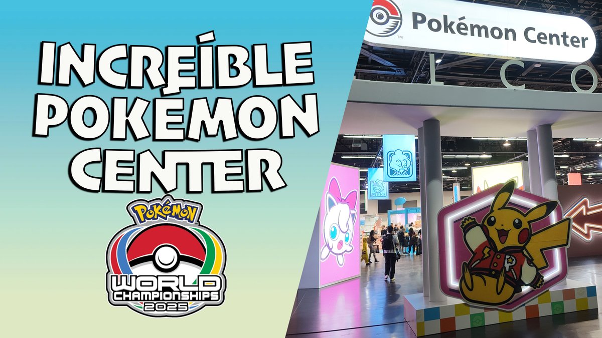 Les comparto mi recorrido completo por el Pokémon Center de #PokemonWorlds2025. Descubramos juntos toda la mercancía exclusiva del evento de Pokémon más importante del año y sus precios

youtu.be/teonx9C0ad8?si…