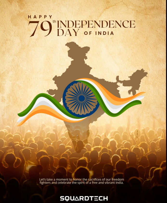 Squardtech's tweet photo. 🇮🇳 Celebrating the spirit of freedom, innovation, and progress this Independence Day! At SquardTech, we honor our nation’s journey by building technology that empowers a brighter future. Happy Independence Day! ✨💻

#IndependenceDay #IndependenceDayIndia #SquardTech https://t.co/kPfmF3XFTN