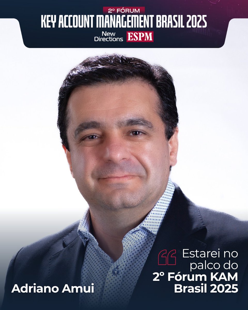 aamui's tweet image. Gestão de contas-chave (#KAM) nunca foi tão exigente — nem tão estratégica.

Esse é o plano de fundo do 2º Fórum KAM Brasil, que acontece no dia 20 de agosto, em São Paulo.

Evento gratuito e presencial — últimas vagas!

conteudo.keyaccountmanagement.com.br/2-forum-kam-20…