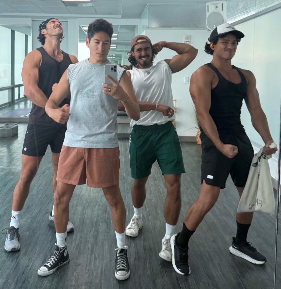 Taylor Zakhar Perez, Carlos Eric Lopez, Michael Cimino and Brandon Perea via Instagram 📸
