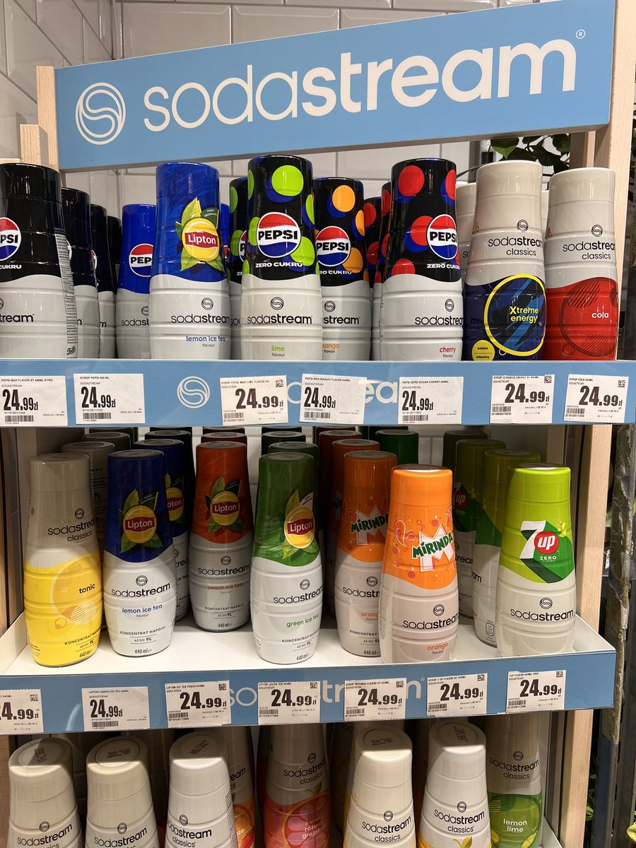 ¿Te prepararías la Cocacola en casa?

Maquinita para hacer agua con gas + concentrado de refresco. 🥤 

Es la nueva moda en Polonia 🇵🇱