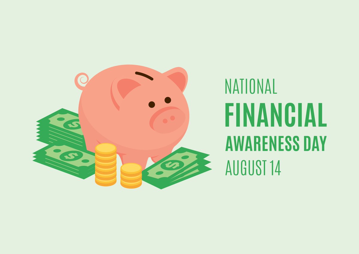 Today is National Financial Awareness Day! It is a great reminder to:
💲 Track monthly spending
💲 Build an emergency fund
💲 Check your credit at annualcreditreport.com
💲 Set achievable goals
More tips: MyMoney.gov and Consumer.gov