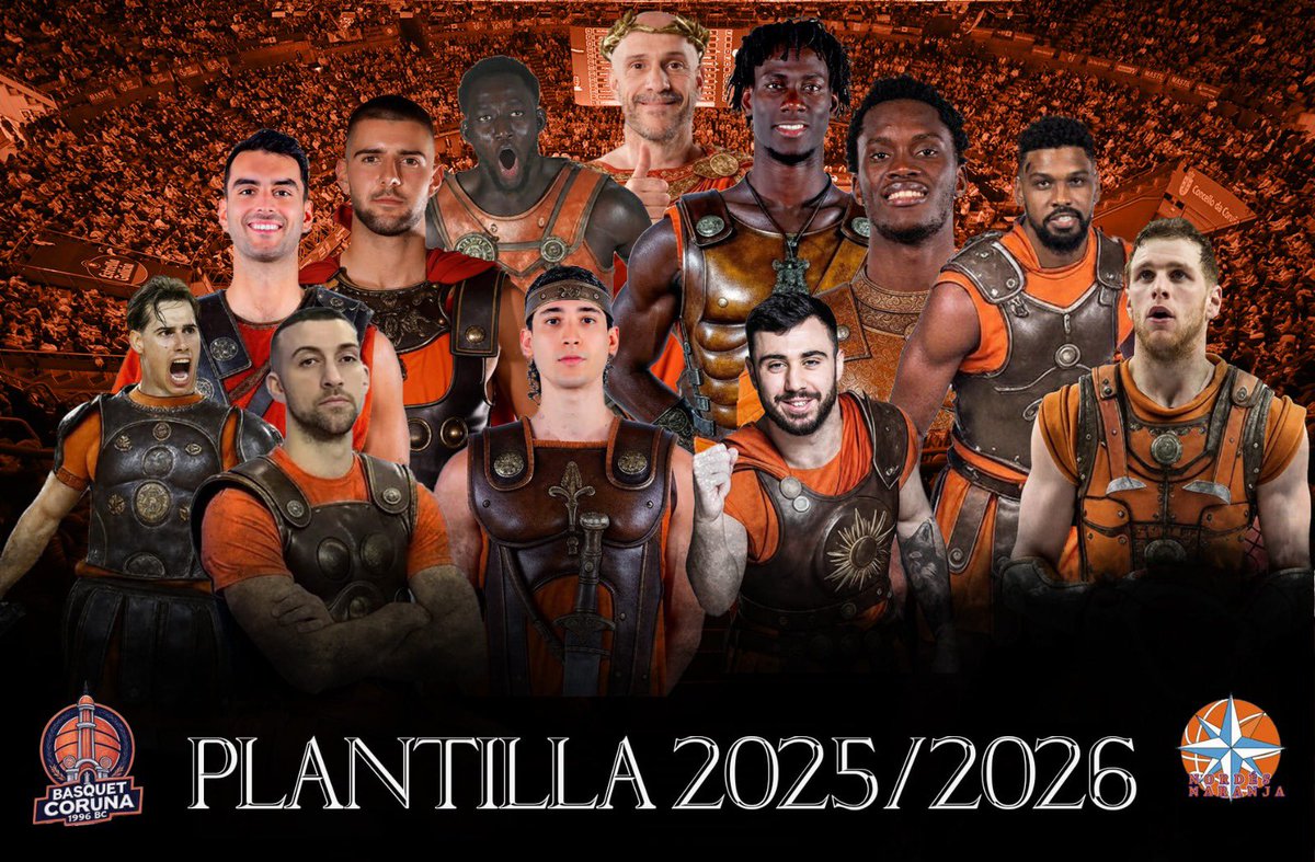 ¡Que cada hombre de vosotros se alce con su escudo!
¡Y que cada hombre se alce con su lanza!
¡Y que cada hombre se alce con su espada!
¡Y que cada hombre se alce con su coraje!
¡Y que cada hombre se alce con su furia!
¡Tocará luchar cada partido, esto es LEB ORO! <a href="/basquetcoruna/">Leyma Basquet Coruña 🍊</a>