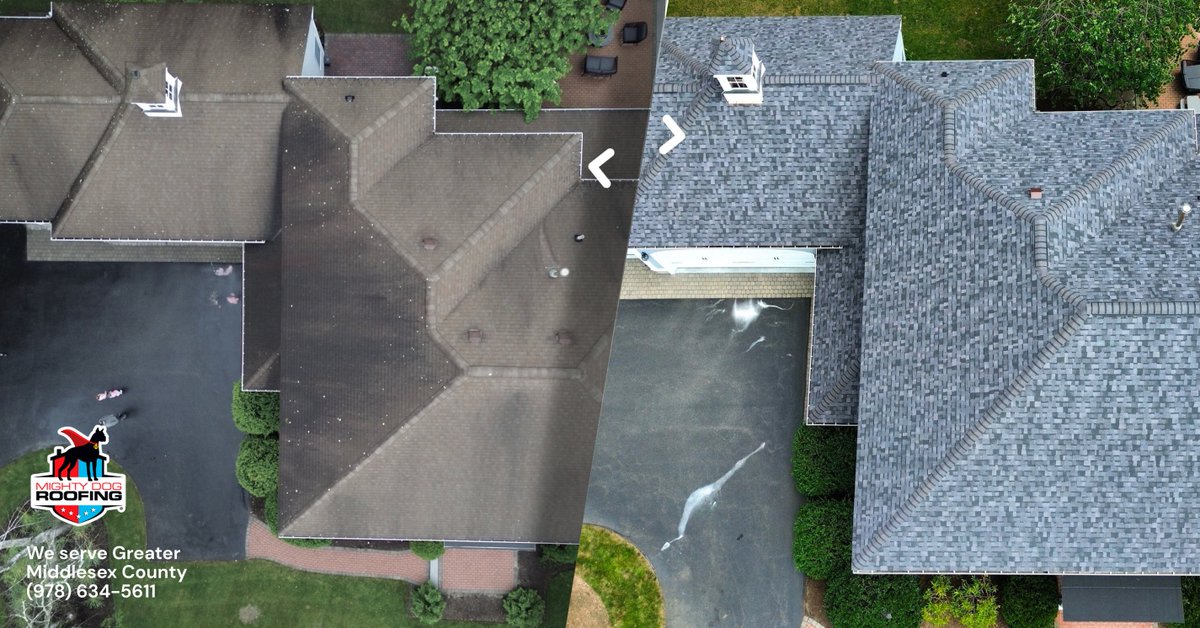 mdr171ma's tweet image. Goodbye worn shingles 👋Hello bold new look 💛
This Westford home got a full Owens Corning system + seamless gutters, built to protect &amp;amp; impress for decades.
📂 See more: trusty.app/companies/migh…
#RoofingWestford #ColorTransformation #MightyDogRoofing