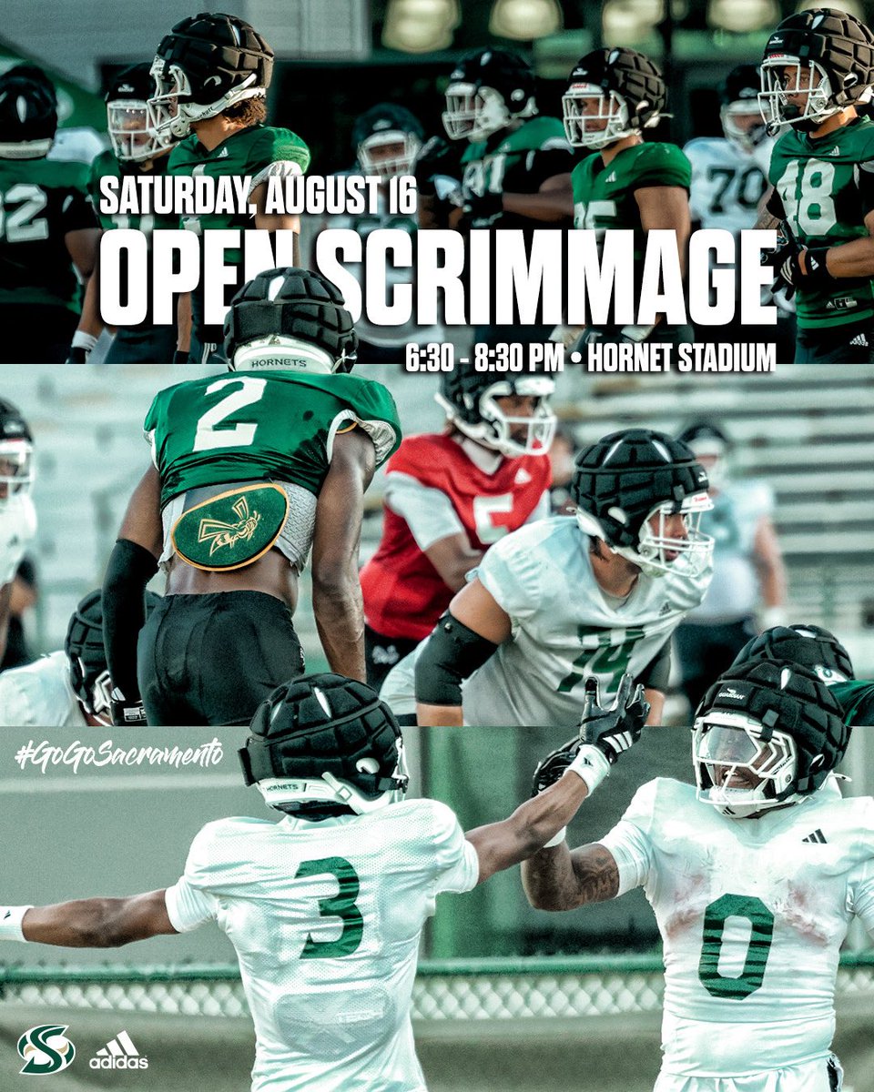 RyanBartow (@ryanbartow) on Twitter photo SACRAMENTO & Northern California
☀️☀️☀️
Come see a live preview of this year’s <a href="/SacHornetsFB/">Sac State Football</a> team THIS Saturday night!!!
#GoGoSacramento SACRAMENTO & Northern California
☀️☀️☀️
Come see a live preview of this year’s <a href="/SacHornetsFB/">Sac State Football</a> team THIS Saturday night!!!
#GoGoSacramento