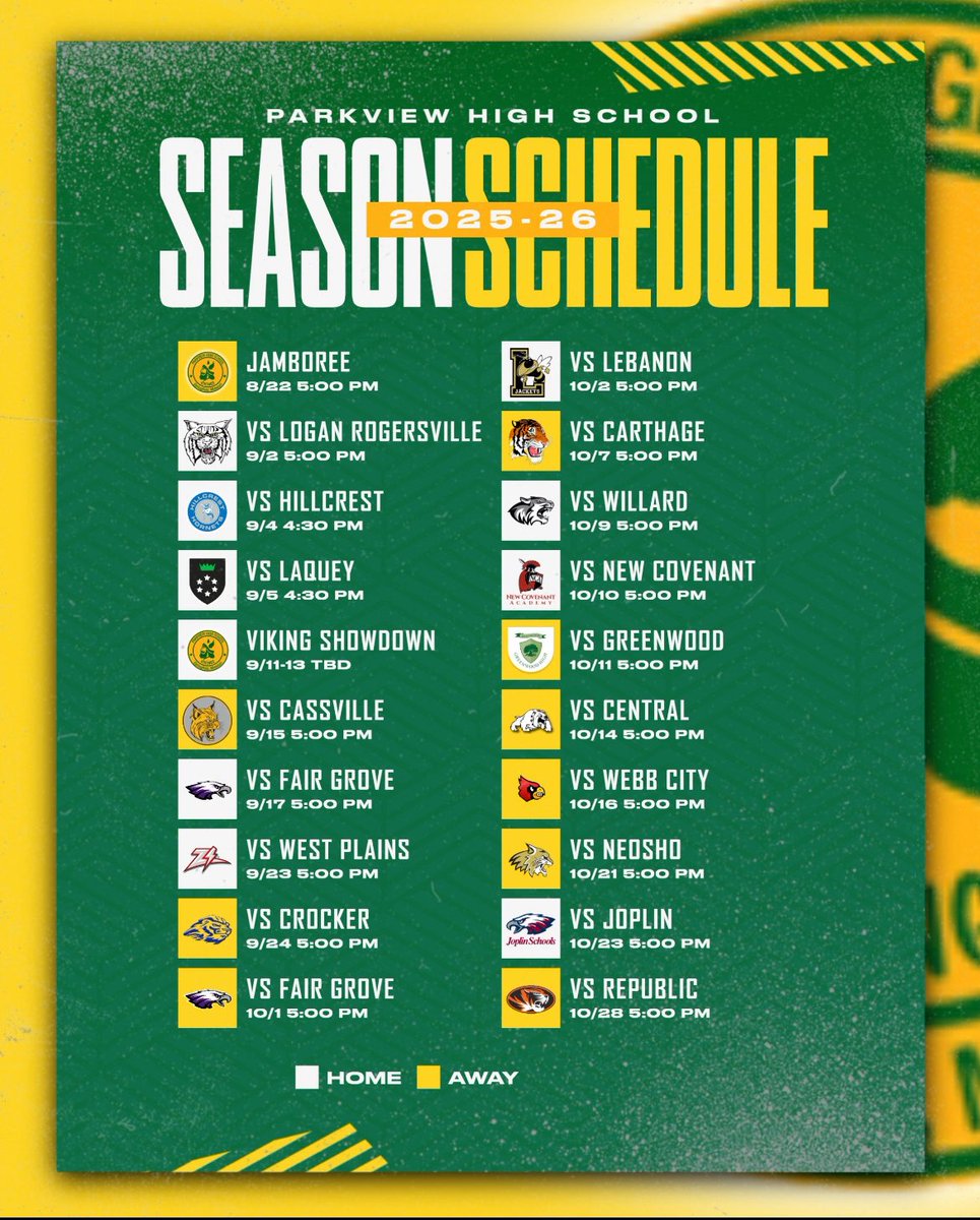 Season schedule!!! ⚽️