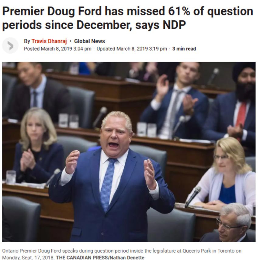 TDotResident's tweet photo. #ONpoli #TOpoli

Doug Ford wants all of you to know that showing up to work is critically important. https://t.co/LMS6vzoasg