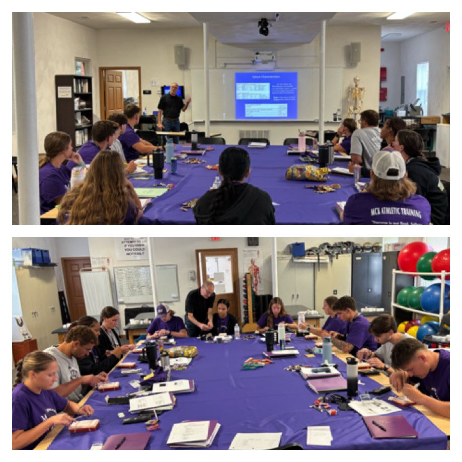 First year grad students suturing today!