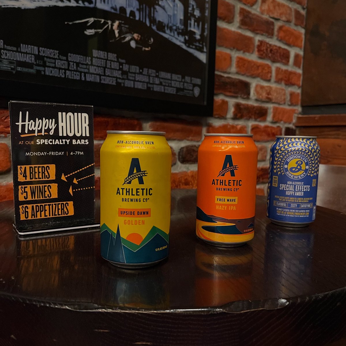 Alamo Drafthouse DC Area (@alamodc) on Twitter photo These hot summer nights call for a new kind of refreshing beverage. Stop in our bar and try one of our non-alcoholic brews, like Upside Dawn Golden and Free Wave Hazy IPA from <a href="/AthleticBrewing/">Athletic Brewing</a>, or Special Effects Hoppy Amber from Brooklyn Brewery. These hot summer nights call for a new kind of refreshing beverage. Stop in our bar and try one of our non-alcoholic brews, like Upside Dawn Golden and Free Wave Hazy IPA from <a href="/AthleticBrewing/">Athletic Brewing</a>, or Special Effects Hoppy Amber from Brooklyn Brewery.