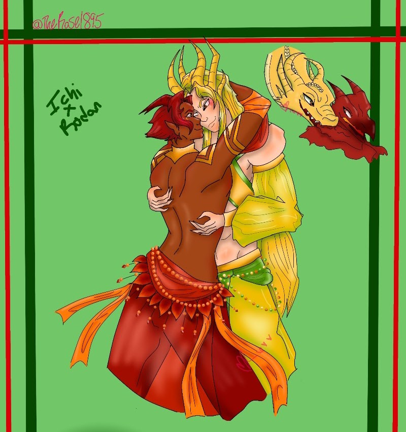 The_Rose1895's tweet photo. 1,2,3 Chapter 7 to can't say no to you #Rodorah is finally done so be on the lookout tomorrow💛🧡❤️ trying something new with their clothes so we'll see how it changes.🌹 https://t.co/VwBjRXPq1L