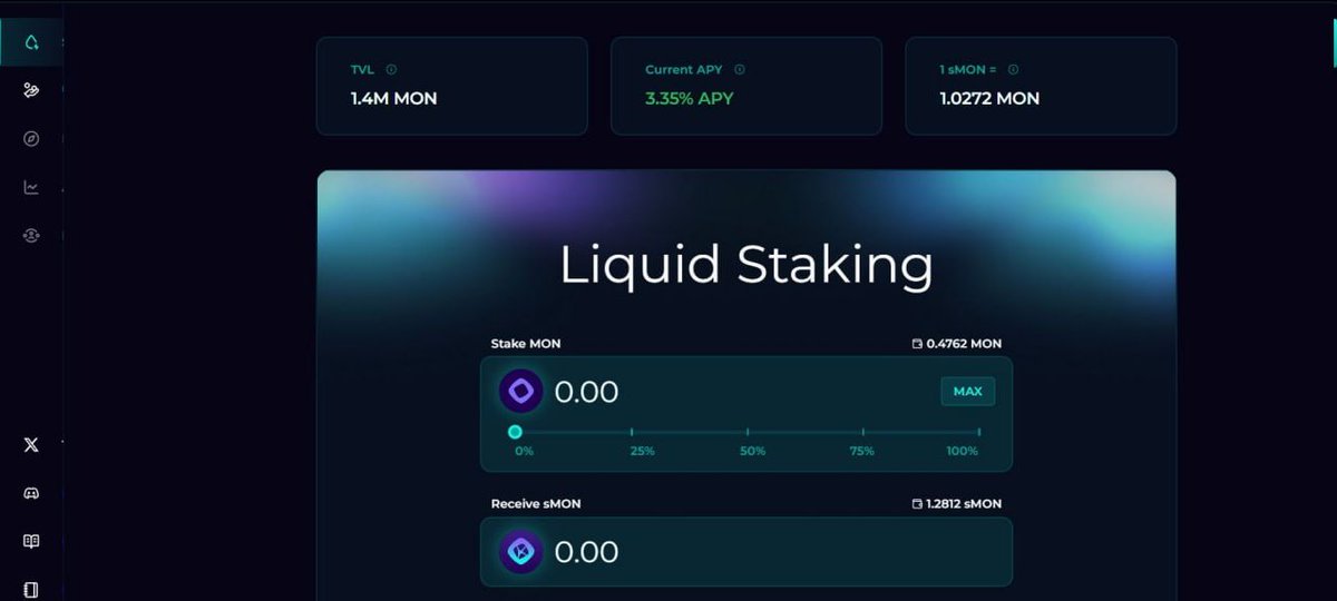 So, when do you think we're gonna go live on the @Monad mainnet? I feel like it’s gonna happen pretty soon, so let’s go ahead and run these transactions. @0xFastlane
@kintsu_xyz

kintsu.xyz/staking

shmonad.xyz