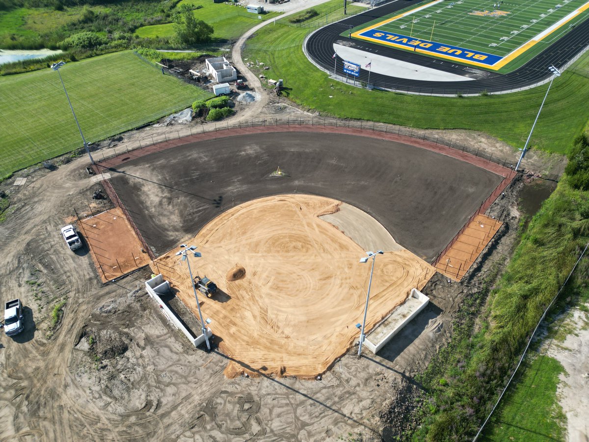 Iowa Sports Turf (@iowasportsturf) on Twitter photo Warning track and infield material going in at Martensdale-St. Mary's new softball field. Warning track and infield material going in at Martensdale-St. Mary's new softball field.