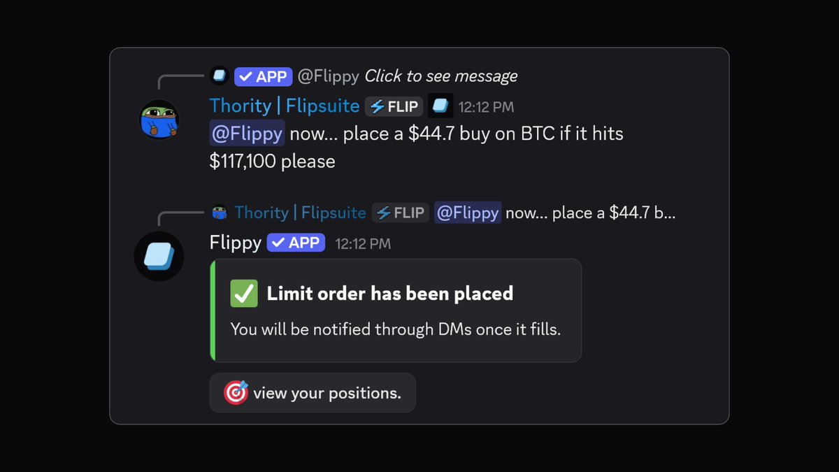 hyperliquid limit orders via chat up next