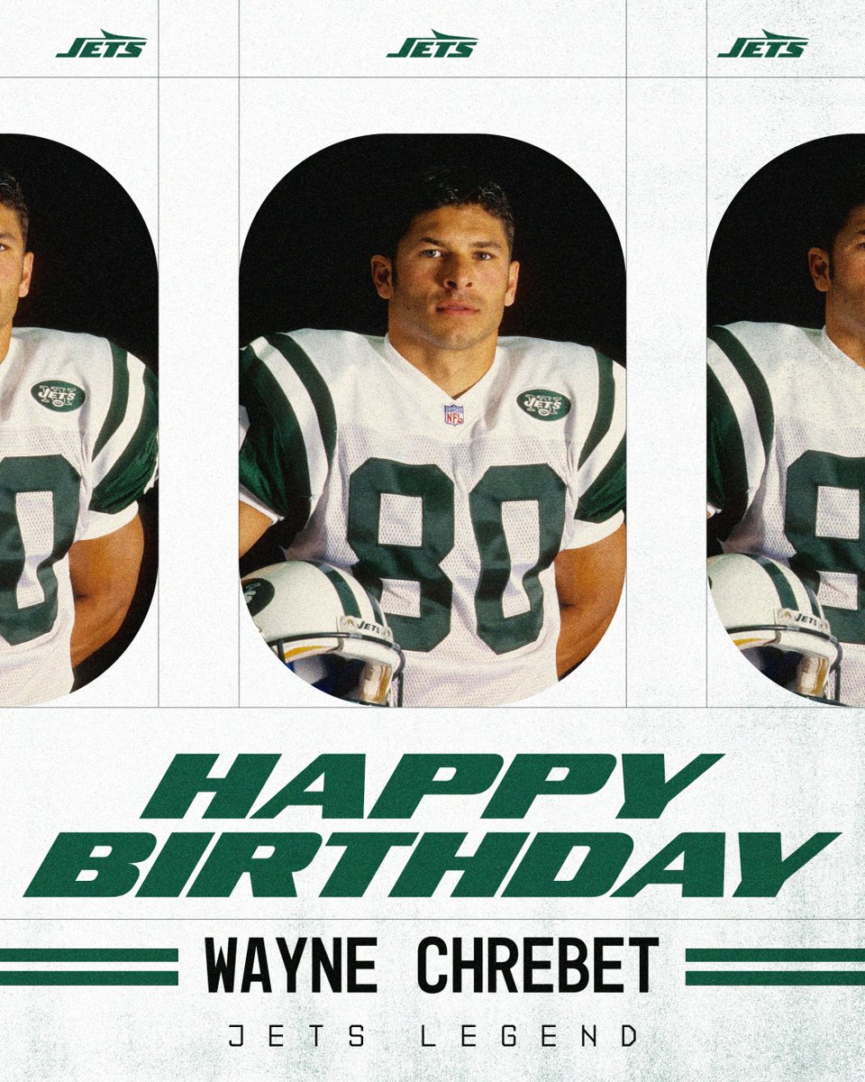 New York Jets (@nyjets) on Twitter photo Dependable then, dependable now. Happy birthday to our guy, Mr. Third Down! <a href="/waynechrebet/">Wayne Chrebet</a> Dependable then, dependable now. Happy birthday to our guy, Mr. Third Down! <a href="/waynechrebet/">Wayne Chrebet</a>
