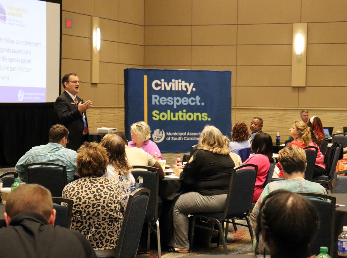 Charlie Barrineau (@charlieb_sc) on Twitter photo Great info shared yesterday at the <a href="/MuniAssnSC/">Municipal Assn of SC</a> 3rd annual Small Cities Summit! Governance. Realistic fiduciary best practices. Human resources. Business license admin 101.
Couldn't make it! No worries...all the presentations are online:
masc.sc/event/small-ci… Great info shared yesterday at the <a href="/MuniAssnSC/">Municipal Assn of SC</a> 3rd annual Small Cities Summit! Governance. Realistic fiduciary best practices. Human resources. Business license admin 101.
Couldn't make it! No worries...all the presentations are online:
masc.sc/event/small-ci…