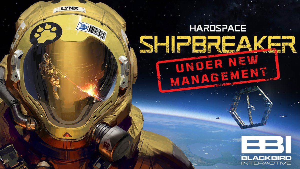 Hardspace: Shipbreaker (@shipbreakergame) on Twitter photo ATTN SHIPBREAKERS!
Today, <a href="/BBIgames/">Blackbird Interactive</a> has announced its reacquisition of LYNX Corp and Hardspace. Going forward, BBI is now both developer and publisher of Hardspace: Shipbreaker!
We are also excited to announce work has begun on multiple new Hardspace games.
(1/2) ATTN SHIPBREAKERS!
Today, <a href="/BBIgames/">Blackbird Interactive</a> has announced its reacquisition of LYNX Corp and Hardspace. Going forward, BBI is now both developer and publisher of Hardspace: Shipbreaker!
We are also excited to announce work has begun on multiple new Hardspace games.
(1/2)