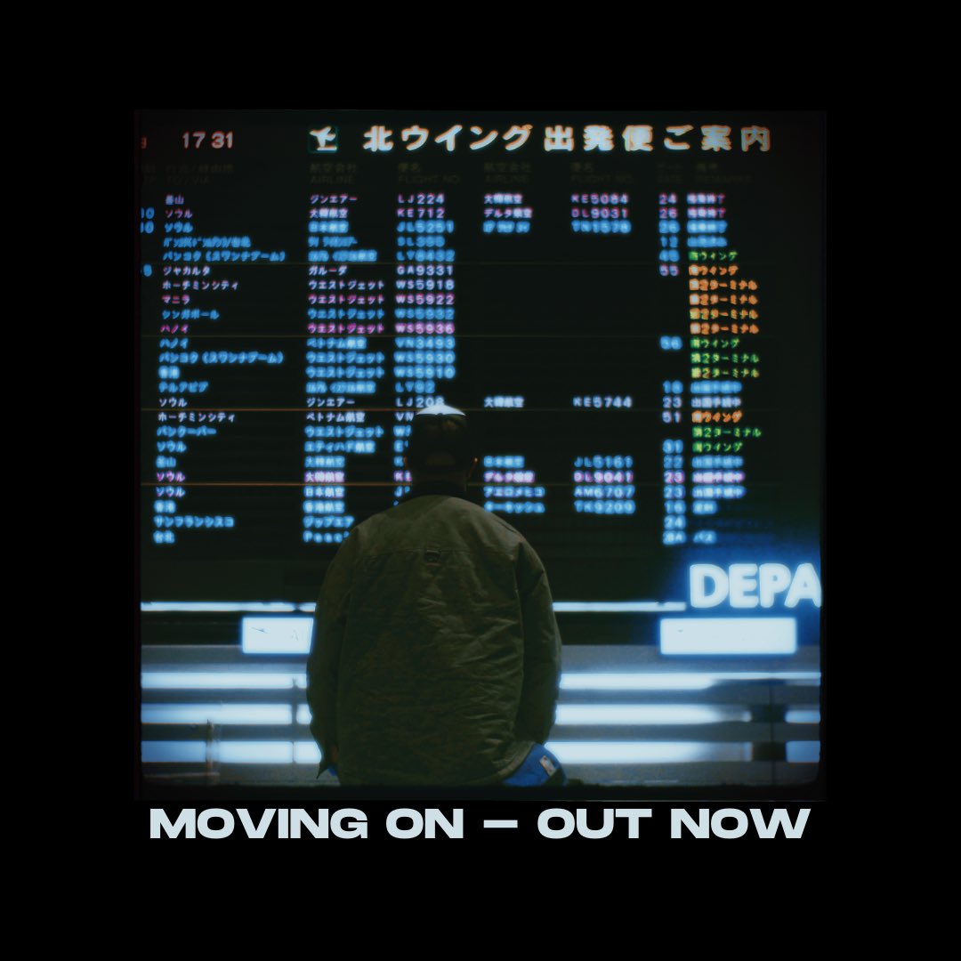 it’s 3 AM in Tokyo but I just wanted to let yall know that “Moving On” is live!

Here’s some words about this song:

I wrote Moving On in 2023 while I was still sleeping on my brother’s couch, feeling stuck between the life I wanted and the life I was living.

A year later I