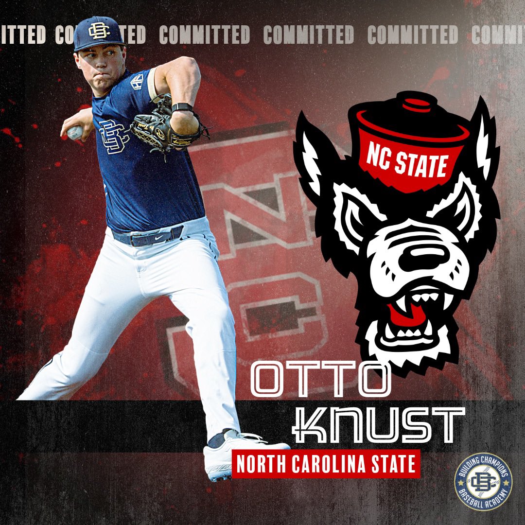 Congrats to <a href="/knust_otto/">Otto Knust</a> on his commitment to <a href="/NCStateBaseball/">#Pack9 ⚾️</a>. Power arm with a big time ceiling. Scary to think what he can accomplish over the next few years. So excited for the whole Knust family. <a href="/BcKarve/">BCKarve</a> <a href="/Drew_Olla/">Andrew Olla</a> <a href="/WillieCollazo17/">Willie Collazo</a> <a href="/PrepBaseballKS/">Prep Baseball Kansas</a> #Committed #BCbaseball