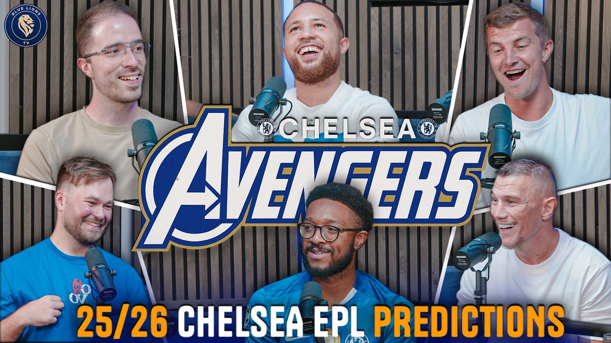 "CHELSEA ASSEMBLE!"Chelsea 25/26 Premier League Predictions
📺youtu.be/6Wf1X4np22g

Ft <a href="/MrGeorgeBenson/">George Benson</a> <a href="/matissearmani/">MAH</a> <a href="/AvesteJosh/">Josh Aveste</a> <a href="/youneshhamou_/">Younes H-Hamou</a> <a href="/joeyknightpod/">The Joey Knight Podcast🎙</a> 

Had to unite together to feed you lot before the season starts! 

Leave 1 prem prediction below!