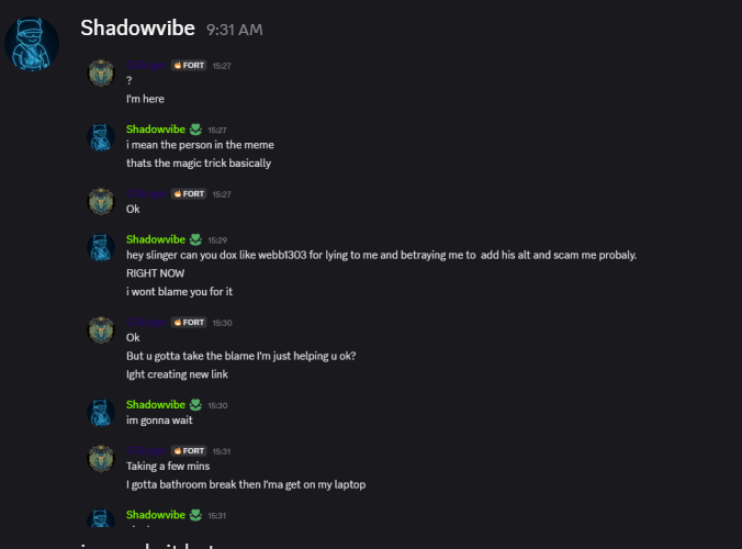 BaldiGames6070's tweet photo. - WARNING - be careful. Because there's people who may want to dox people after what happens to them. So look at this.  @zyronx9 is the doxxer. and was also wanting to dox my friend @Webb1303 https://t.co/FYiVoSoX0X