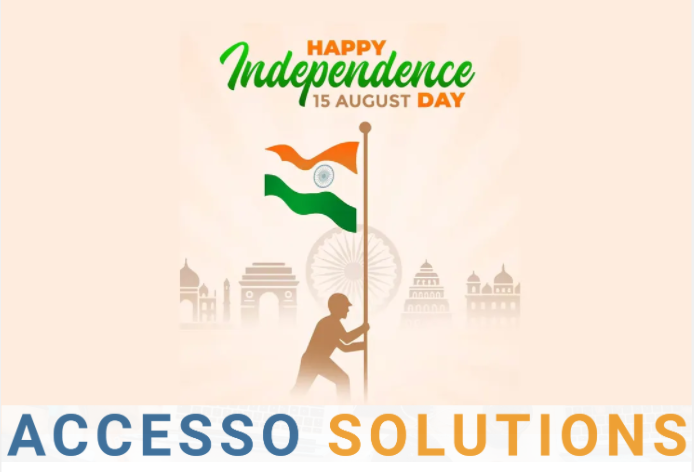 accessosolution's tweet photo. 🇮🇳✨ 15th August – A Day of Pride &amp; Promise ✨🇮🇳

 Let’s honour our nation not only with celebrations 🎉, but with actions that reflect unity 🤝, respect 🙏, and responsibility 🌱.

 #IndependenceDay #IndiaAtFreedom #JaiHind #ProudToBeIndian #15August https://t.co/yPyVuHeUQ5