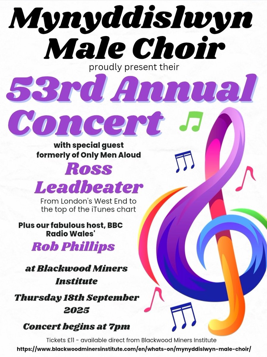 Mynyddislwyn Male Choir tweet media
