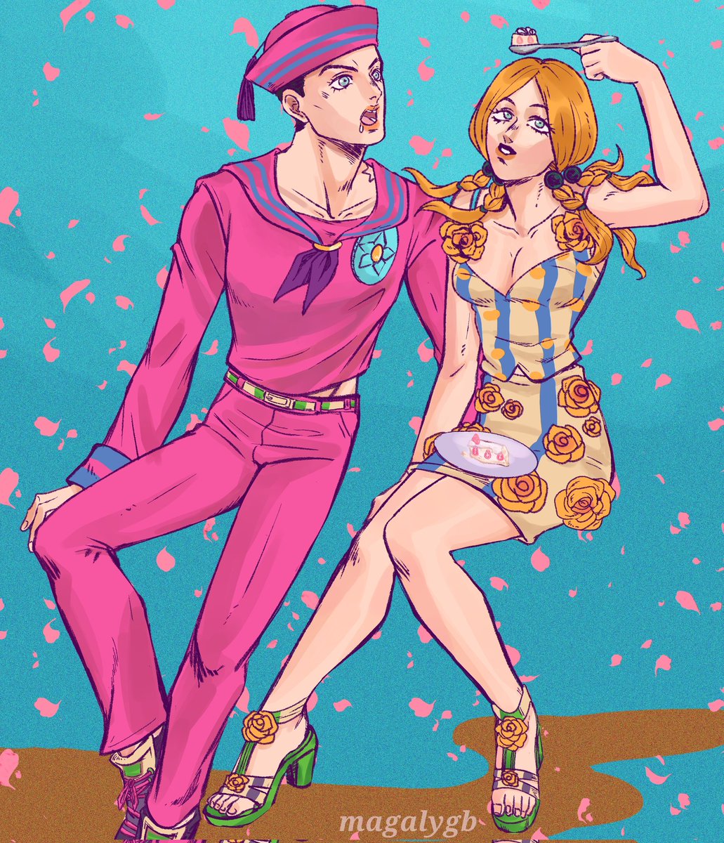 YasuGap!!! 🌸⚓

I haven't read Jojolion, but I hope I got the ship dynamic right.

#jjbatwt