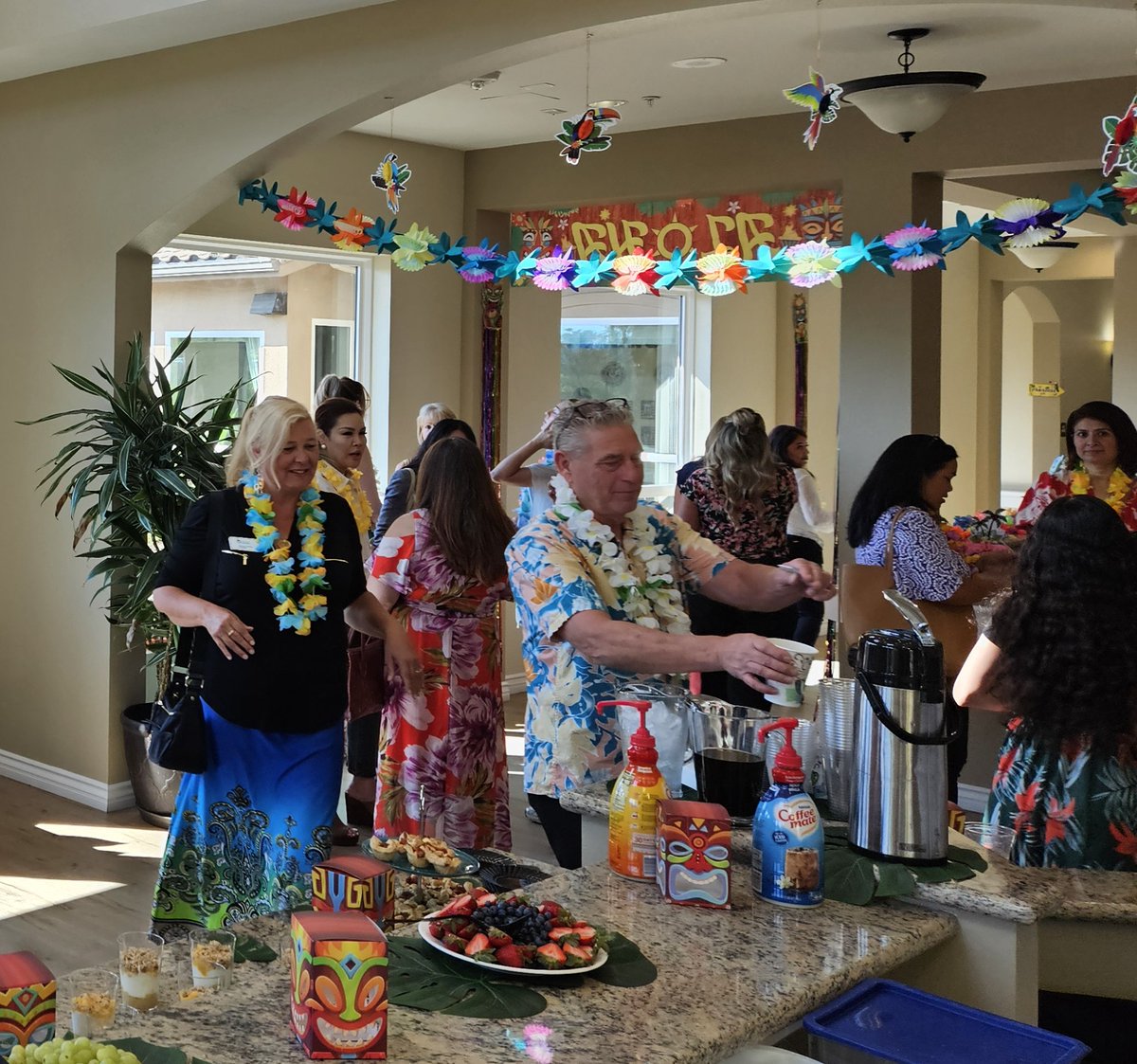 RV_SeniorLiving's tweet photo. 🌺 One week ago, we said aloha to new connections at Leads &amp; Leis! Bright florals, tropical treats, and great conversations made for an unforgettable morning. 🌴✨Mahalo to everyone who joined us — here’s to more connections ahead! 💼🤝
#LeadsAndLeis #Networking #Murrieta https://t.co/iZOSch6kZN