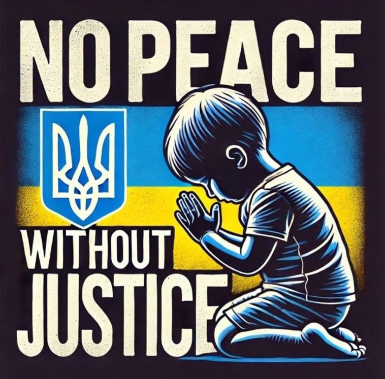 Ordinar23421152's tweet photo. 🇺🇦No peace without justice🇺🇦
#NothingAboutUkraineWithoutUkraine #НічогоПроУкраїнуБезУкраїни
#SolidarityNotSurrender #СолідарністьНеКапітуляція
#OccupationIsNotPeace #ОкупаціяЦеНеМир
#StandWithUkraine #СтійЗУкраїною
#StopPutinStopTrump #СтопПутінСтопТрамп https://t.co/b9opNddGOD