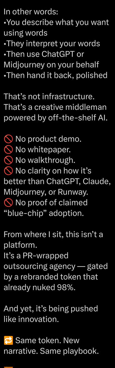 ella6747's tweet photo. @magik_manX Oh my god. It's so embarrassing how Jeremy Lopez and Bally Singh stammered around trying to explain the idea of @humaninweb3 / $DOME. That's no AMA, that's a chaotic meeting of 7 guys who are no AI-experts at all. The same helpless chatter as the story about Everdome Metaverse. https://t.co/NVwVhG7r7h