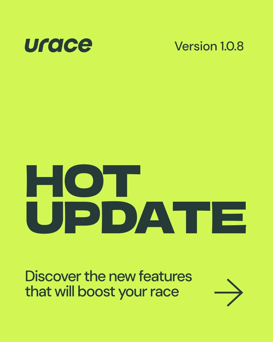 Urace_app's tweet photo. We’ve released a new version of uRace! Motivating competitions and race challenges are now even more exciting. Check out the changes in the slider below.
#urace #cycling #running #competition #motivation https://t.co/sVK3rwLNF6