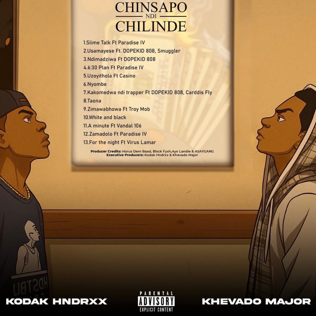 Troy Mob is featured on the Chinsapo ndi Chilinde joint album by Khevado Major &amp; Kodak Hndrxx, dropping tonight!
